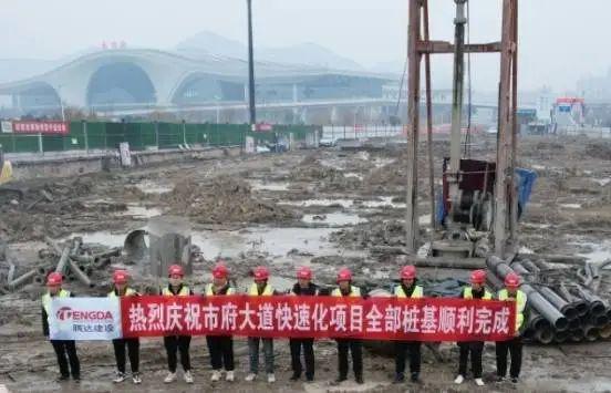 双向10车道全程无红绿灯！市府大道西段快速路最新进展！(图1)