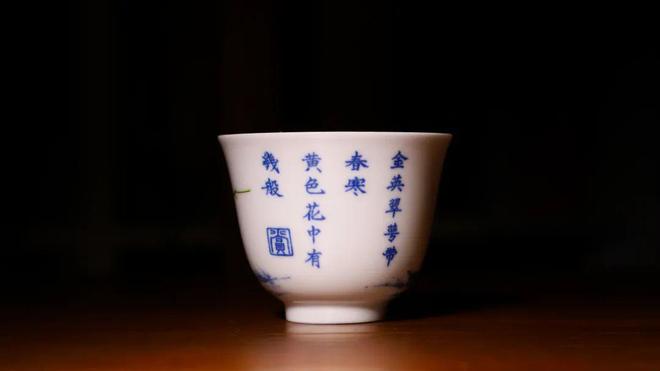 广告康熙五彩十二花神杯（高度仿古复烧）(图1)