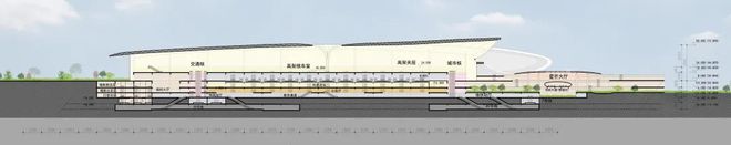 天河高铁站设计图来了(图3)