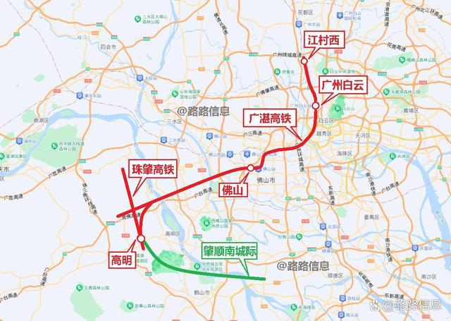 广州绕城高铁出炉设计时速350km全长268公里设站8座(图3)