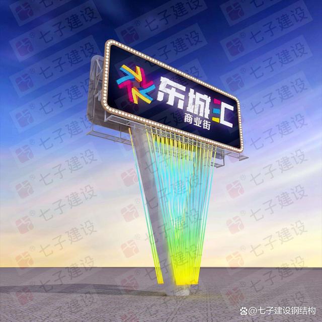 双面创意广告牌创意造型广告牌亮化造型双面户外(图5)