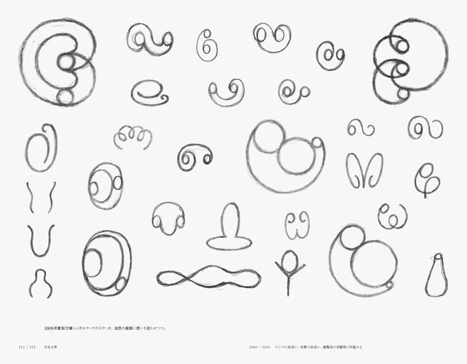 原研哉速写集《DRAW》！首次公开设计草稿素描、回溯40年创意生涯(图4)