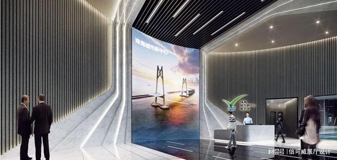 深圳企业展厅设计多少钱一平米-深圳信可威(图1)