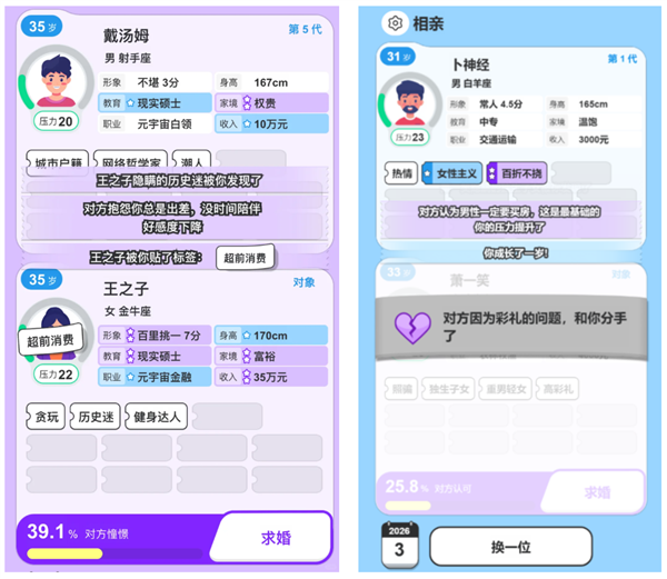我沉迷这个相亲小游戏已经第四天了(图3)