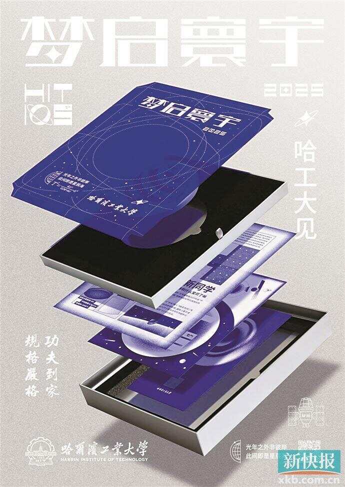 高校录取通知书太卷啦！从传统书匣到“宇宙级浪漫”个性化、高颜值、科技感拉满(图1)