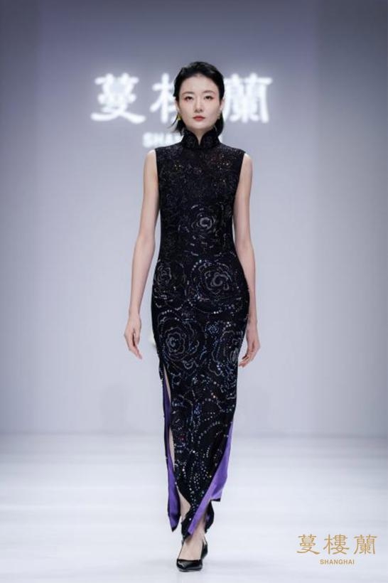 蔓楼兰「东方漪梦」：当海派旗袍在时装周荡起国际涟漪(图1)