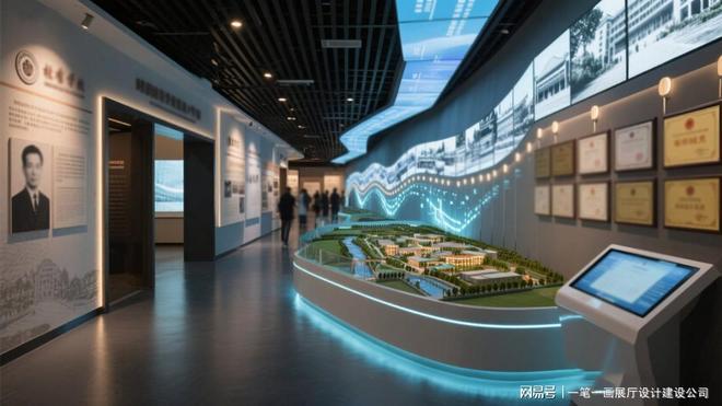 中学校史馆：沉浸式多媒体体验杭州校史展馆设计公司(图1)