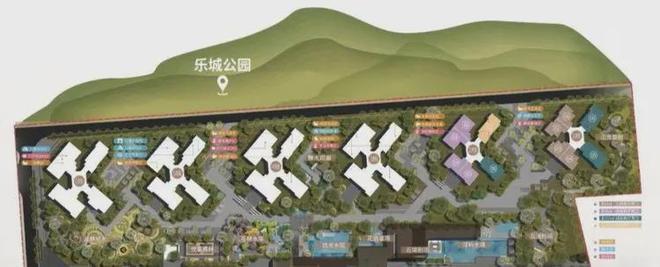 乐城三期6栋住宅1栋29层、2栋30层、3-6栋32层全部3梯6户设计(图8)