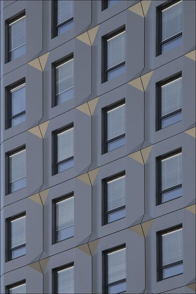 【观筑】建筑立面设计营造：斜切式窗框处理手法(图16)