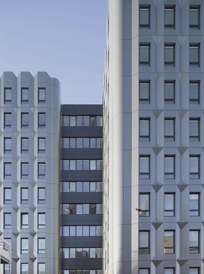 【观筑】建筑立面设计营造：斜切式窗框处理手法(图15)