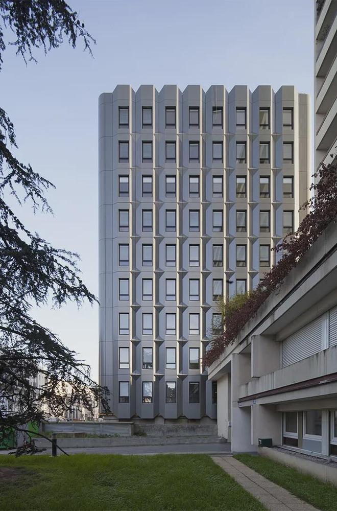 【观筑】建筑立面设计营造：斜切式窗框处理手法(图13)