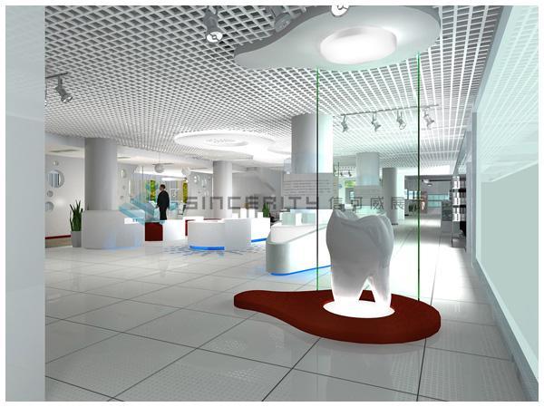 爱尔创牙科展厅设计-深圳信可威(图1)