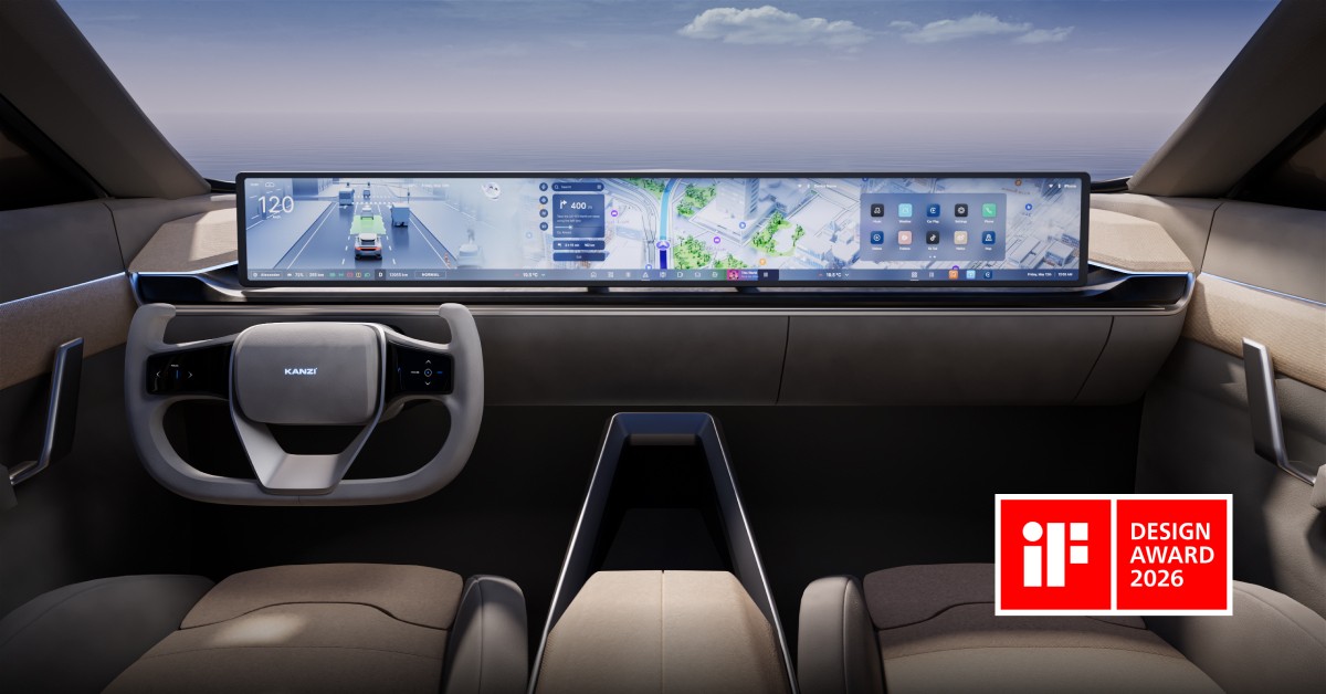 中科创达AquaDriveAIOS10HMI斩获2026德国IF设计大奖定义AI座舱新体验(图1)