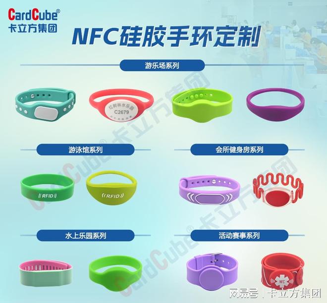 卡立方集团RFID硅胶腕带工厂NFC硅胶手环定制源头厂家品质赢市场(图4)